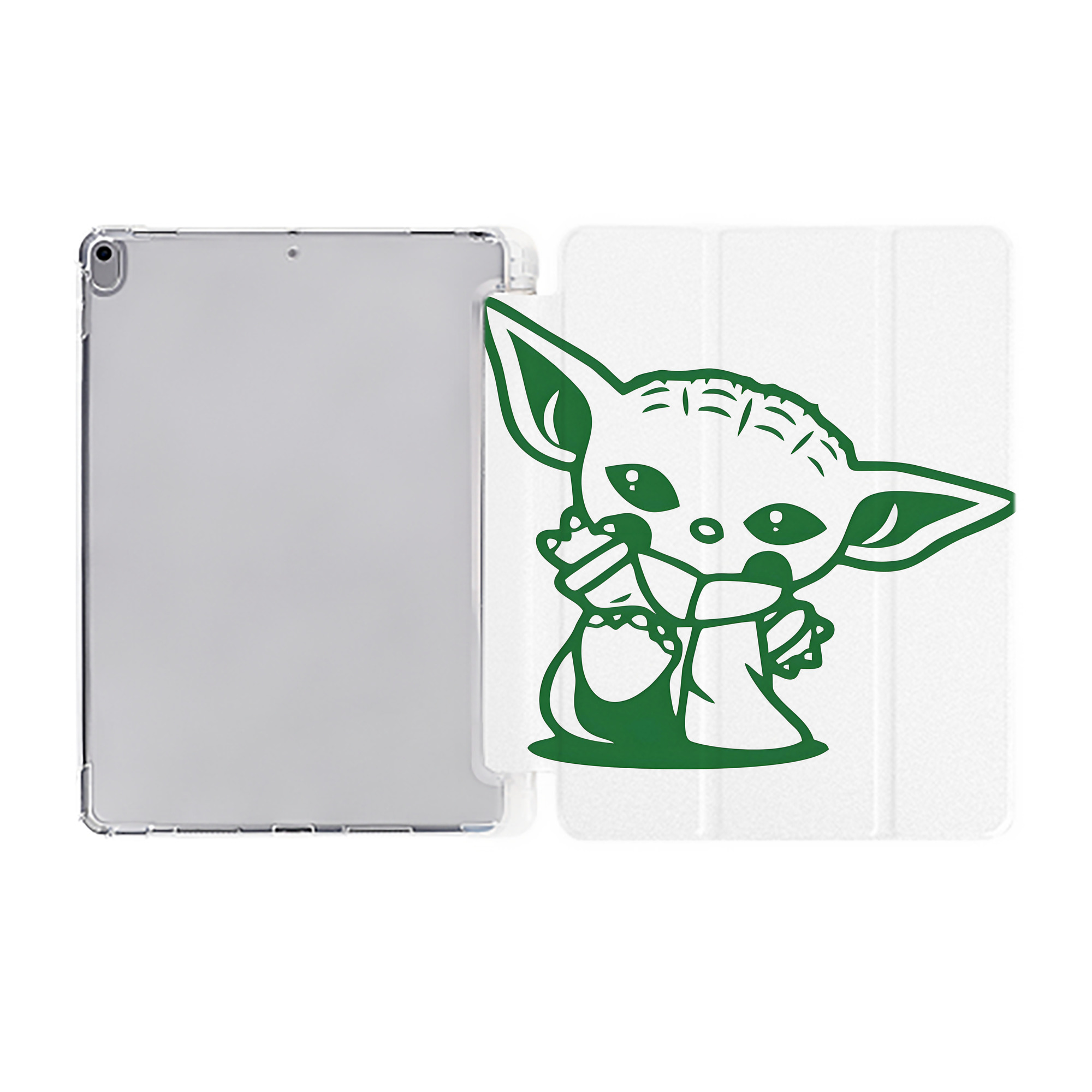 （画像用） スター・ウォーズ Star Wars IPad ケース ペン収納付き 三つ折りスタンド PUレザー×シリコン 対応機種9.5/10.5/10.9インチ